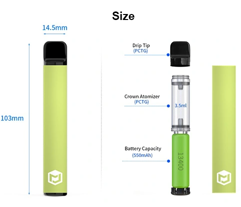 Jomo Disposable 800 Tobacco