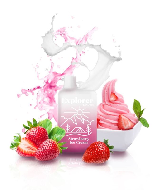 Explorer MC5000 - Strawberry Ice Cream 5%