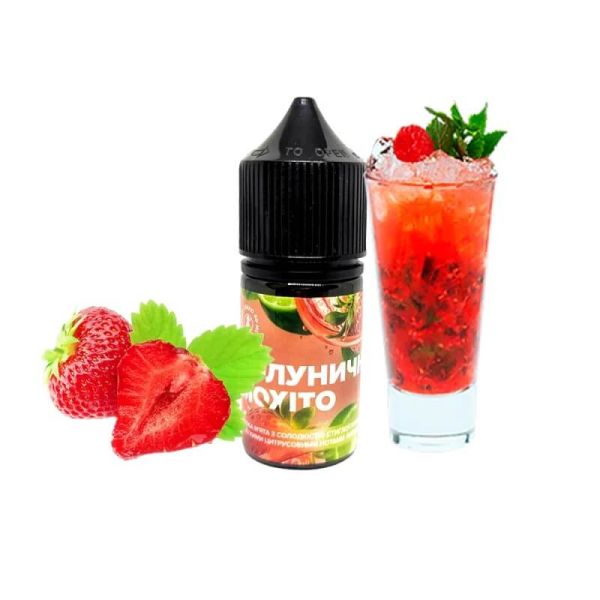 420 SALT 30мл - Полуничне Мохiто (50мг)