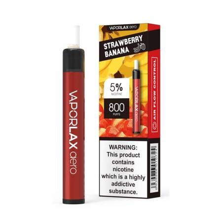 Vaporlax Aero 800 - Strawberry Banana 50 mg