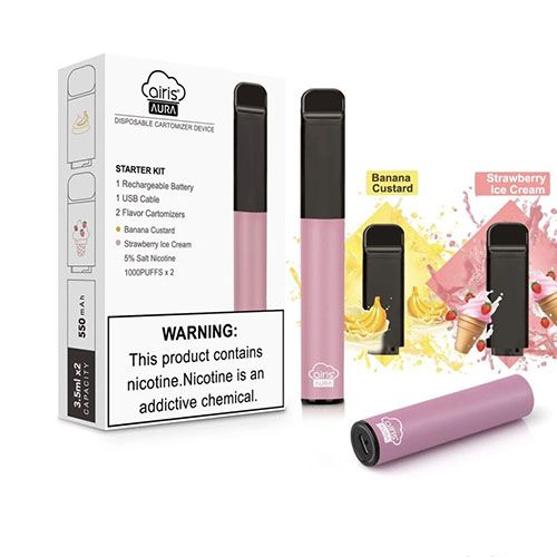 Airis Aura starter kit - Banana Custard/Strawberry Ice Cream