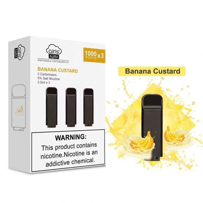 Airis Aura картридж 1000 - Banana Custard (1шт)