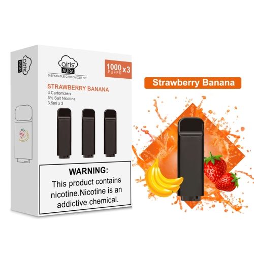 Airis Aura картридж 1000 - Strawberry Banana (1шт)