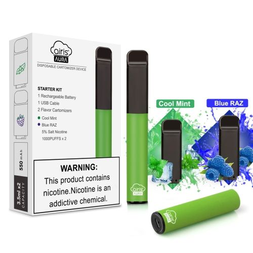 Airis Aura starter kit - Cool Mint/Blue Razz