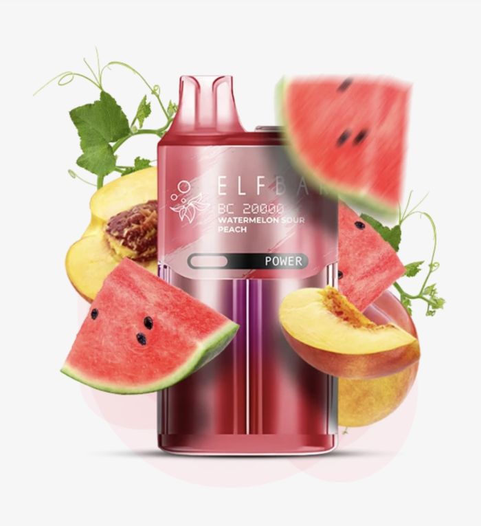 Elf Bar BC20000 - Watermelon Sour Peach 5%
