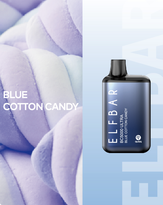Elf Bar BC5000 Ultra - Blue cotton candy 5%