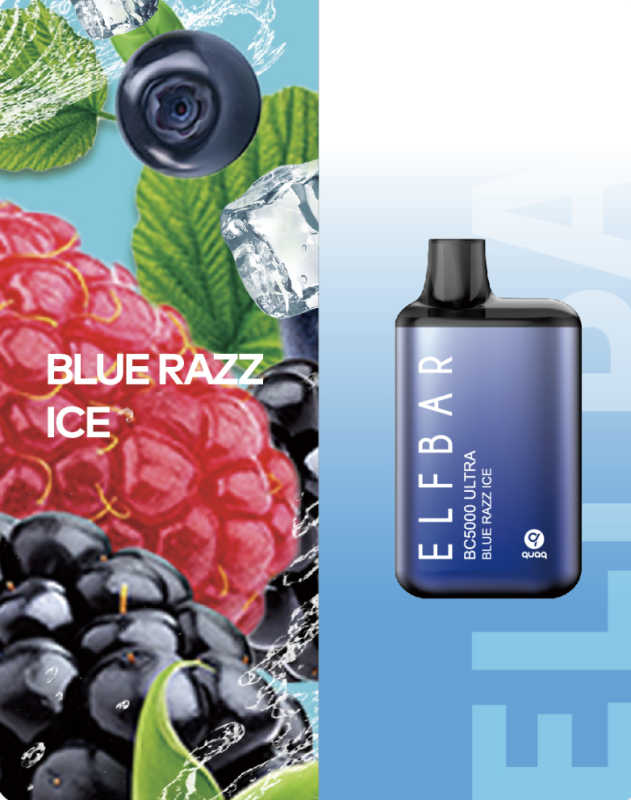 Elf Bar BC5000 Ultra - Blue Razz Ice 5%