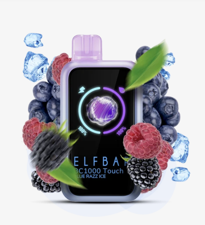 Elf Bar RB TOUCH 10000 - Blue Razz Ice 5%