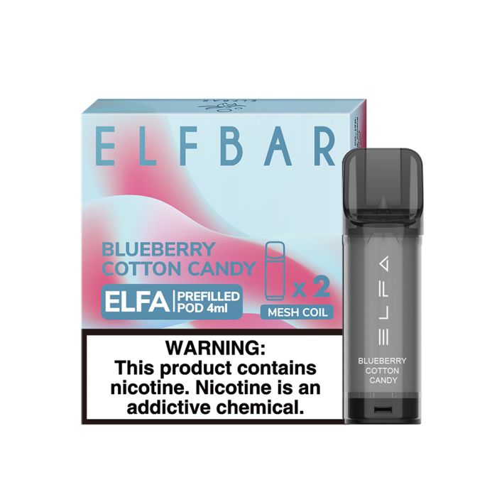 Elf BAR ELFA POD 4ml - Blueberry Cotton Candy