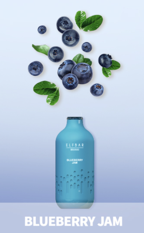 Elf Bar BB3000 - Blueberry Jam 5%