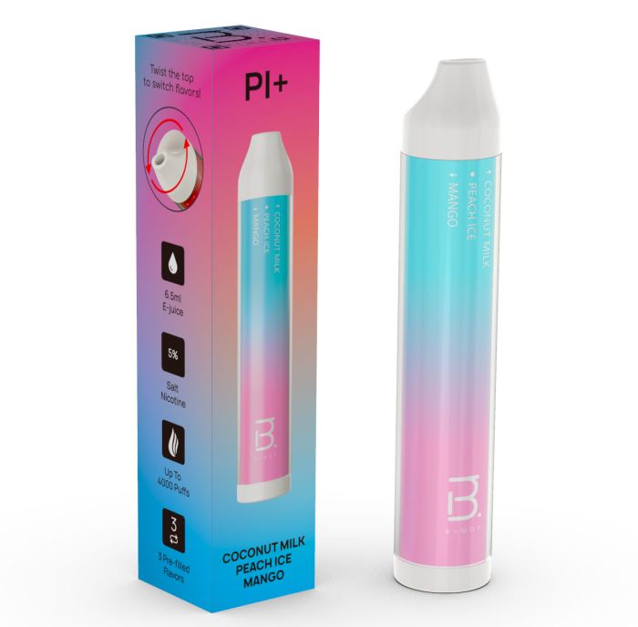 BMOR PI+ 4000 - (3 в 1) Coconut Milk / Peach Ice / Mango