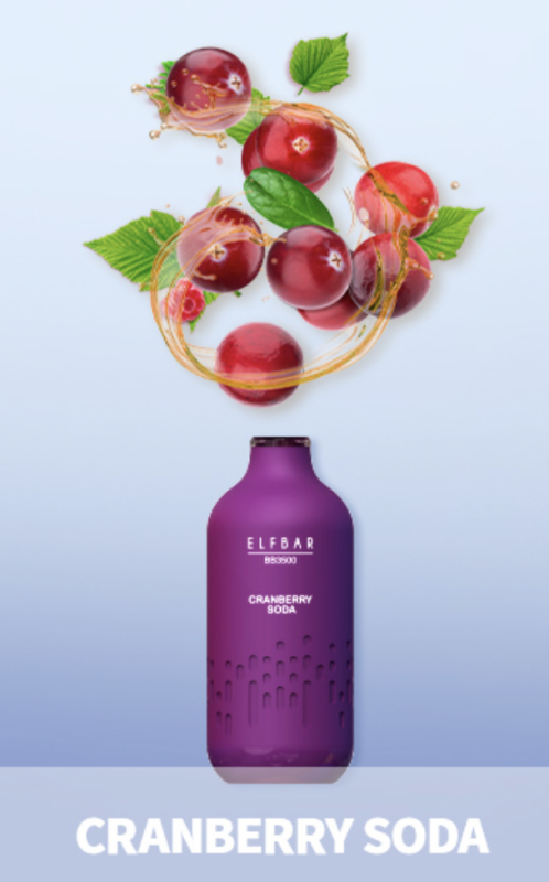Elf Bar BB3000 - Cranberry Soda 5%
