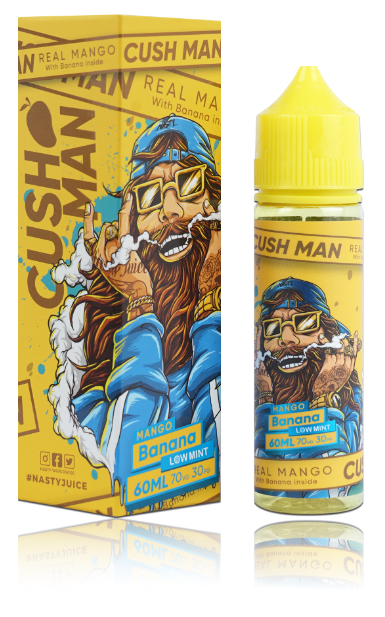 Nasty juice Cush Man - Mango Banana (Low mint) 60мл (3мг)