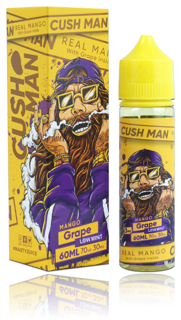 Nasty juice Cush Man - Mango Grape (Low mint) 60мл (3мг)