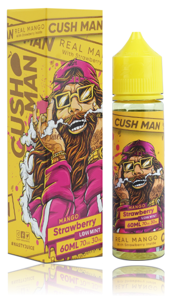 Nasty juice Cush Man - Mango Strawberry (Low mint) 60мл (3мг)