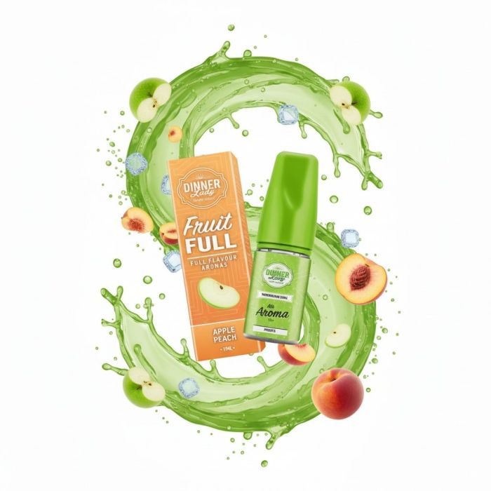 SALT Dinner Lady FRUITFULL (набір) - Apple Peach 30ml (50mg)