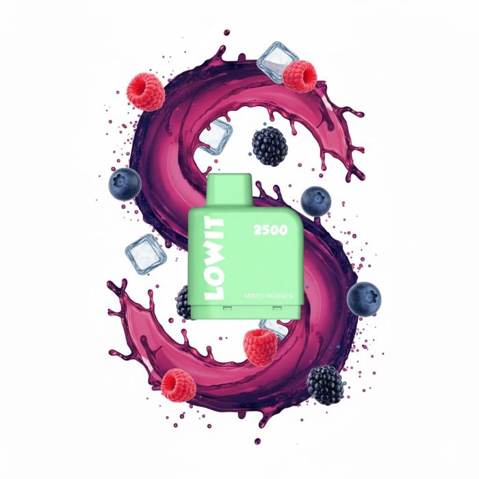 Картридж Elf Bar LOWIT 2500 - Berry ICE (ЯГ ЛД) 5%