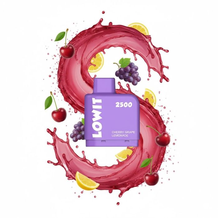 Картридж Elf Bar LOWIT 2500 - Cherry Grape Lemonade (ВИШ ВИН ЛМНД) 5%