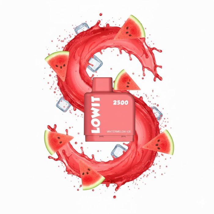 Картридж Elf Bar LOWIT 2500 - Watermelon ICE (КВН ЛД) 5%