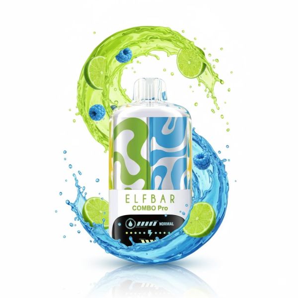 Elf Bar COMBO PRO 30000 - Lime - Blue Razz 5%