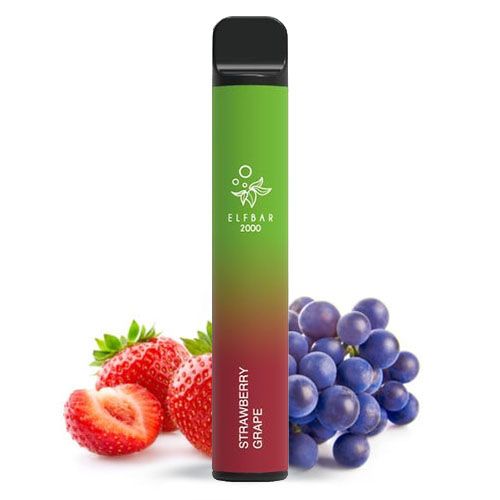 Elf Bar 2000 - Strawberry Grape 50 mg