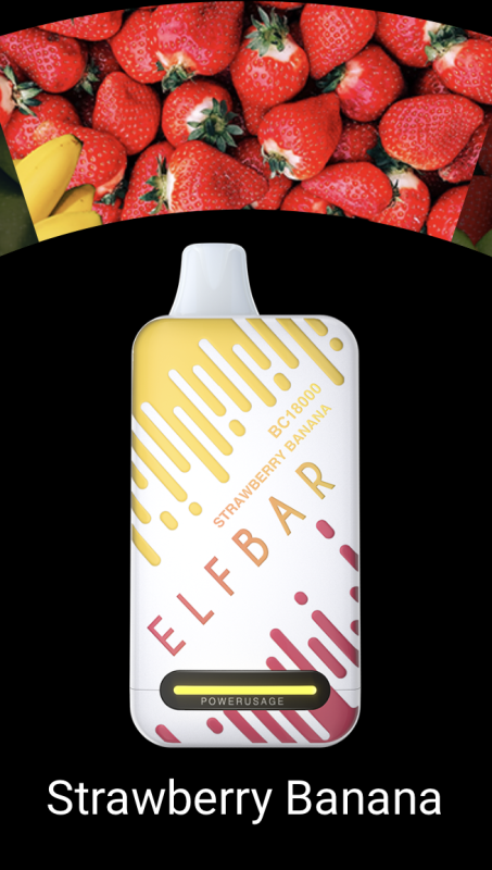 Elf Bar BC18000 - Strawberry Banana 5%
