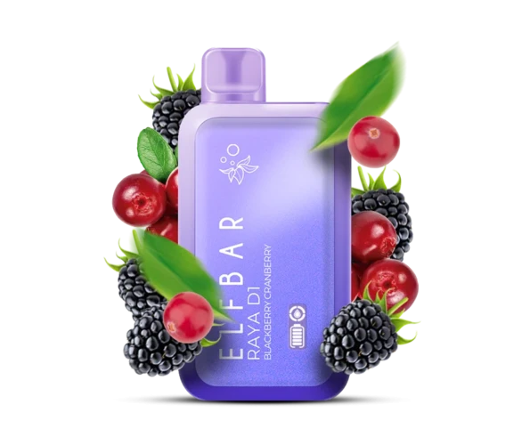 Elf Bar RAYA D1 13000 - Blackberry Cranberry 5%