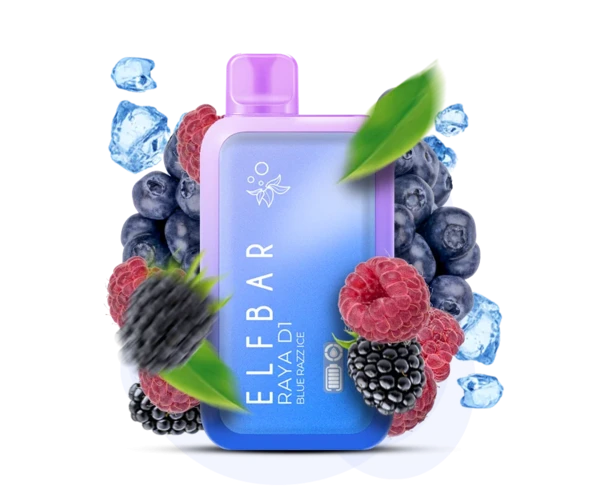 Elf Bar RAYA D1 13000 - Blue Razz Ice 5%