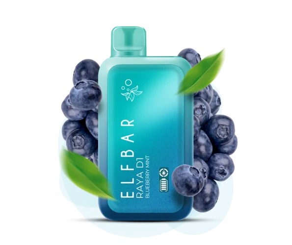 Elf Bar RAYA D1 13000 - Blueberry Mint 5%