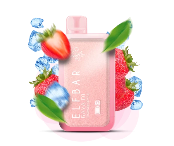 Elf Bar RAYA D1 13000 - Strawberry Ice 5%