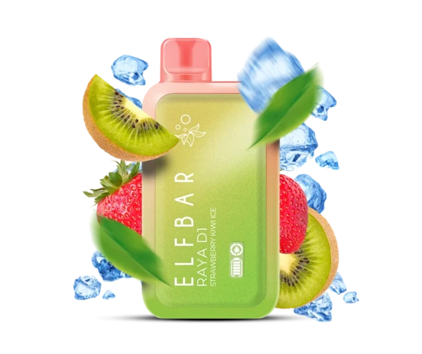 Elf Bar RAYA D1 13000 - Strawberry Kiwi Ice 5%