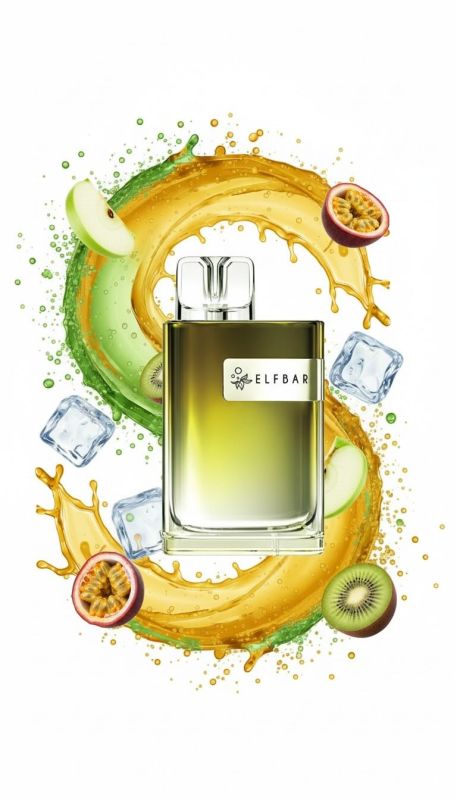 Elf Bar CR8000 - Green apple passion fruit kiwi 5%