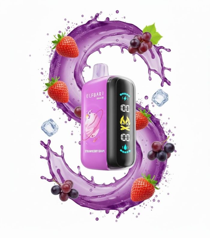Elf Bar RAYA D3 25000 - Strawberry Grape 5%