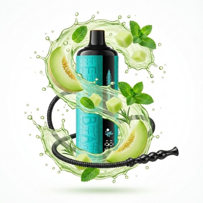 Elf Bar E Shisha 12000 - Melon Mint 5%