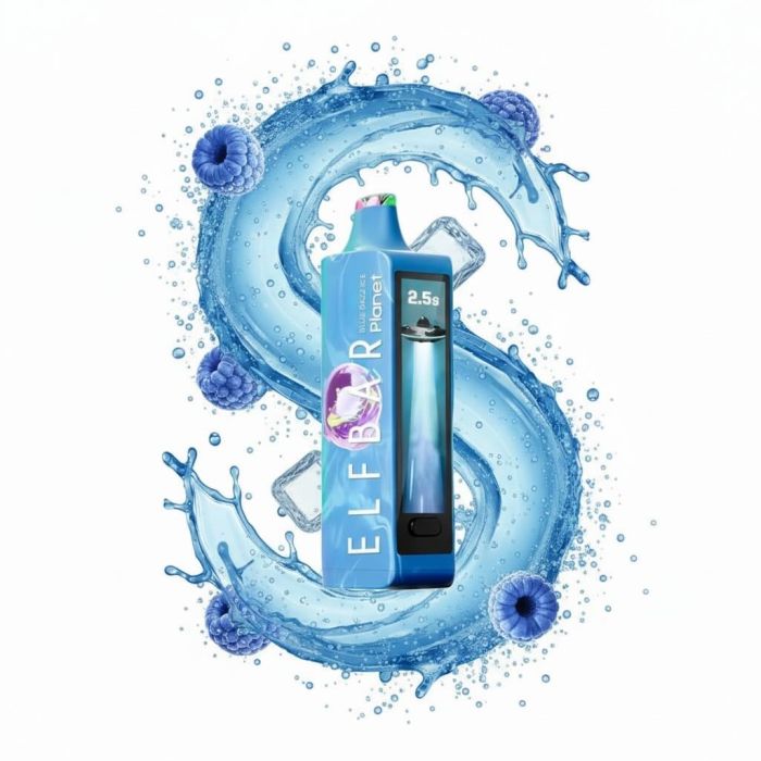 Elf Bar Planet 25000 - Blue Razz ICE 5%