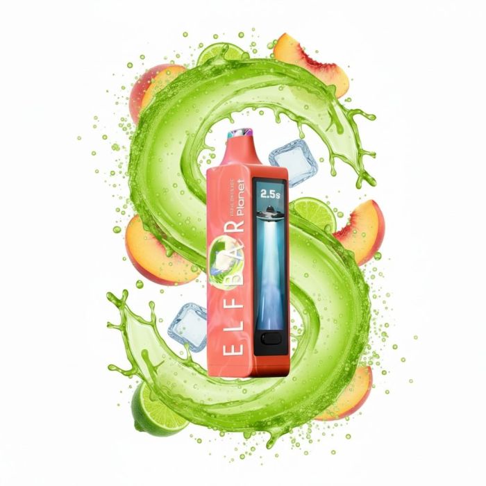 Elf Bar Planet 25000 - Double Peach Lime 5%