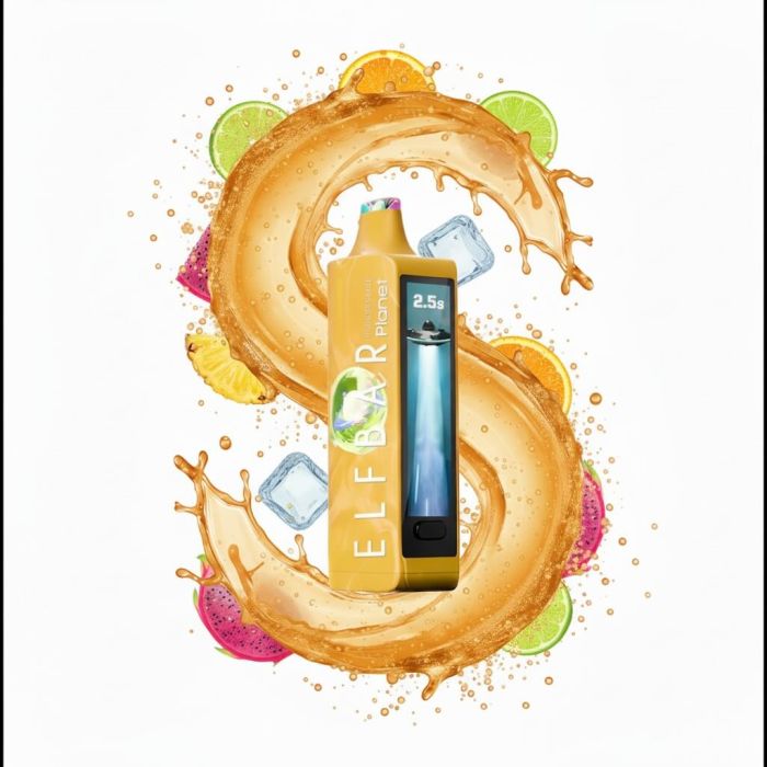 Elf Bar Planet 25000 - Pineapple Passion Fruit Baja 5%