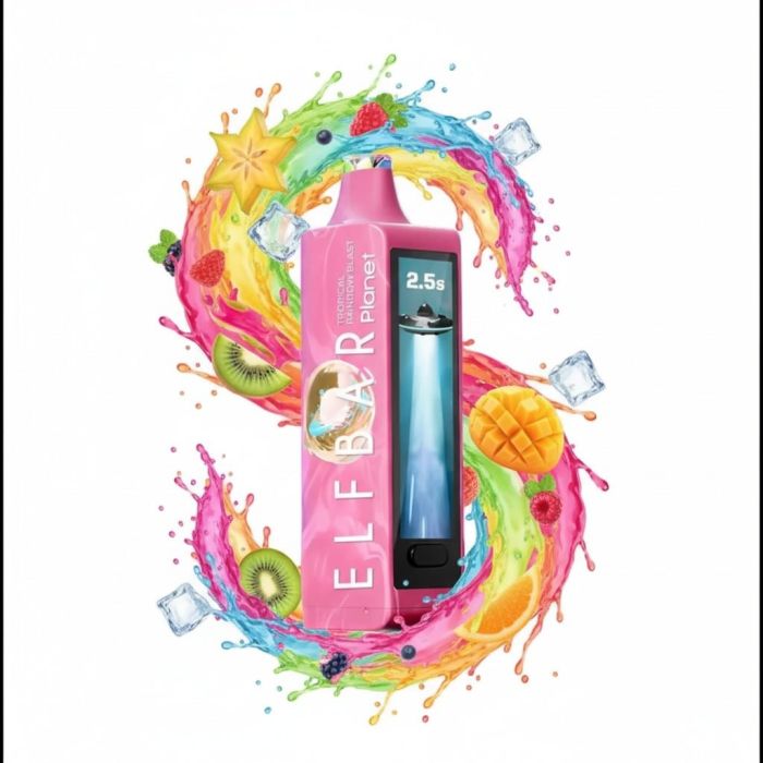 Elf Bar Planet 25000 - Tropical Rainbow Blast 5%