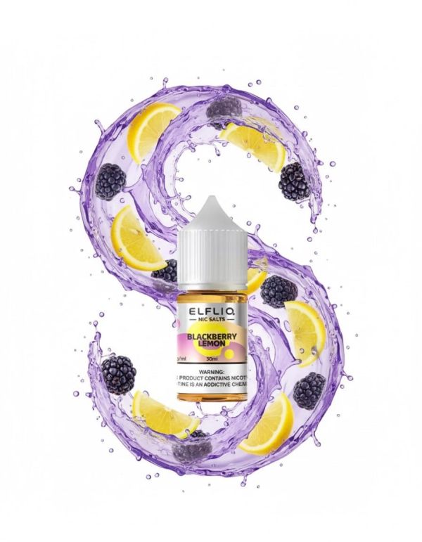 ELFLIQ Elf Bar Salt - Blackberry lemon 30ml (50mg)