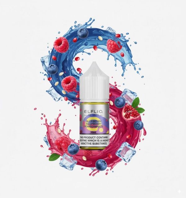 ELFLIQ Elf Bar Salt - Blueberry Raspberry Pomegranate 30ml (50mg)