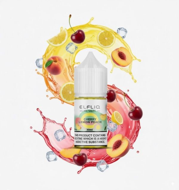 ELFLIQ Elf Bar Salt - Cherry Lemon Peach 30ml (50mg)