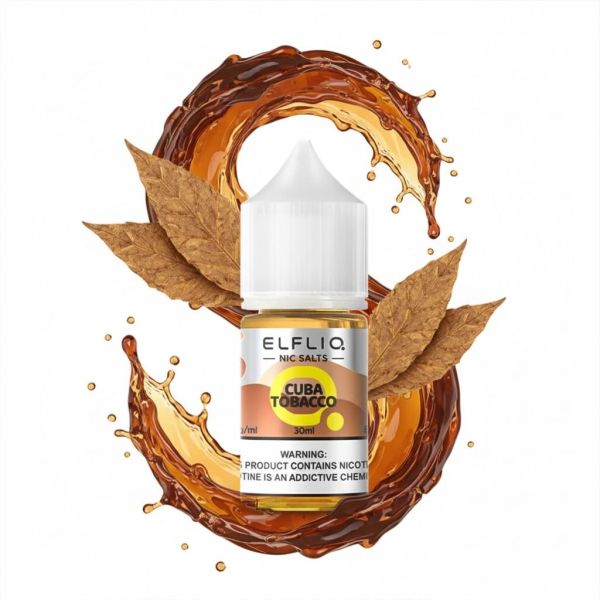 ELFLIQ Elf Bar Salt - Cuba tobacco 30ml (50mg)