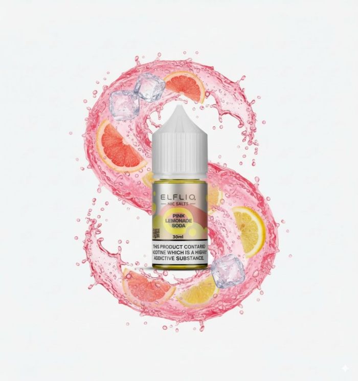 ELFLIQ Elf Bar Salt - Pink Lemonade Soda 30ml (50mg)