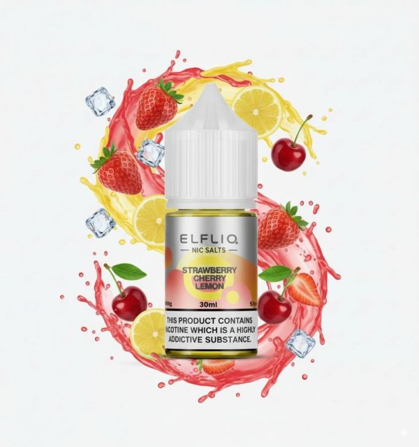 ELFLIQ Elf Bar Salt - Strawberry Cherry Lemon 30ml (50mg)