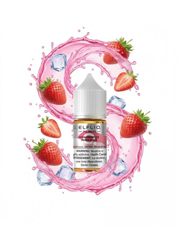 ELFLIQ Elf Bar Salt - Strawberry ice 30ml (50mg)