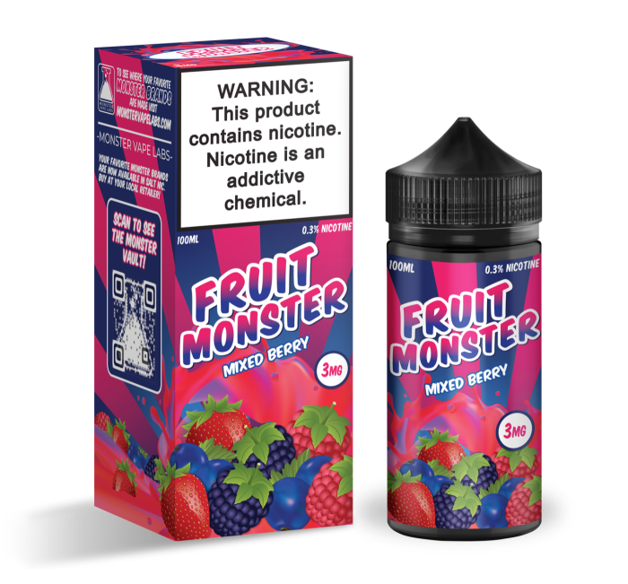 Fruit Monster - Mixed Berry 100ml (3mg)