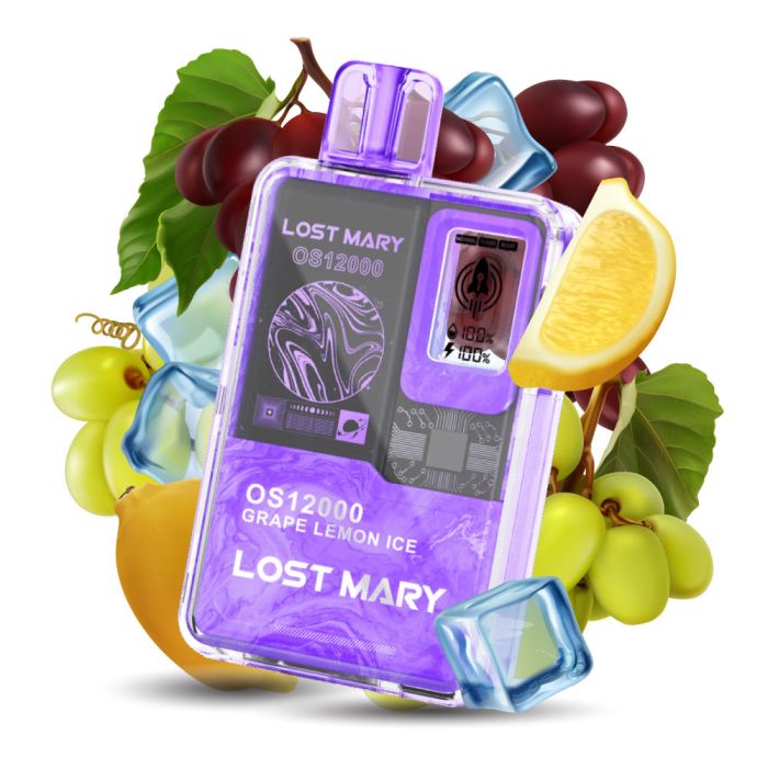 Lost Mary OS 12000 - Grape Lemon Ice 5%
