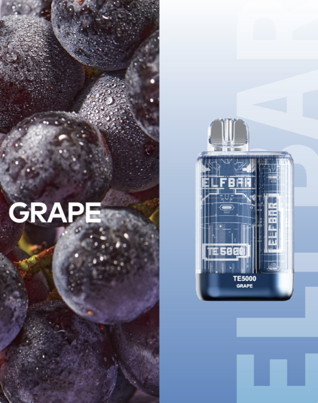 Elf Bar TE5000 - Grape 5%