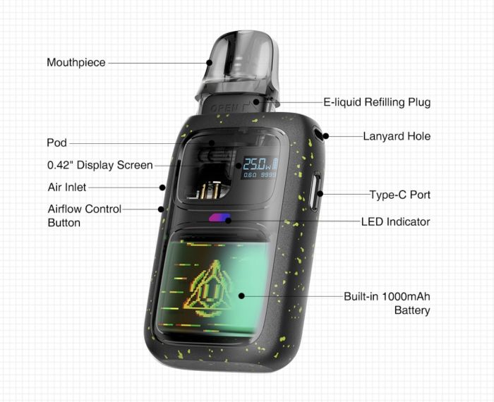 Lost Vape Ursa Epoch pod - arcade era