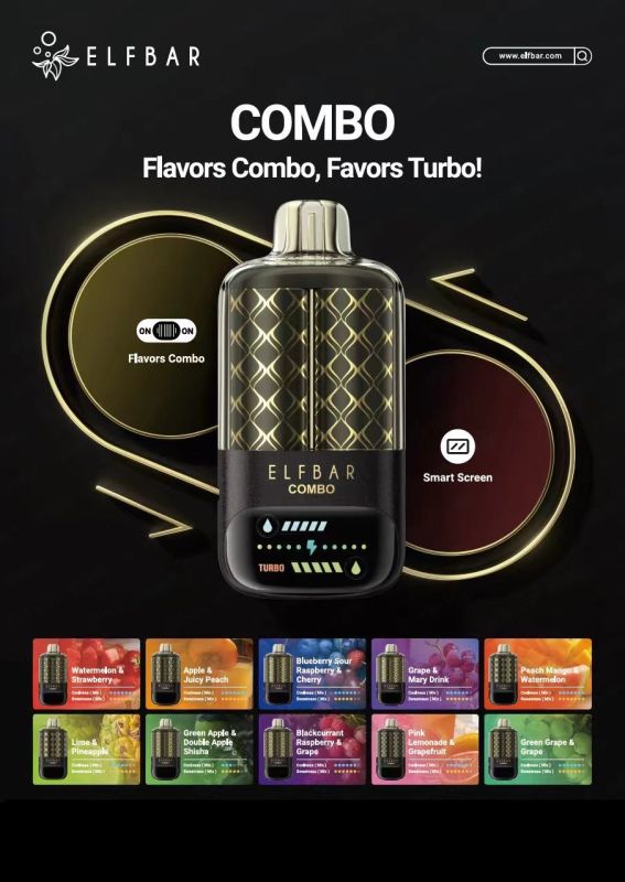 Elf Bar COMBO 25000 - Peach Mango - Watermelon 5%